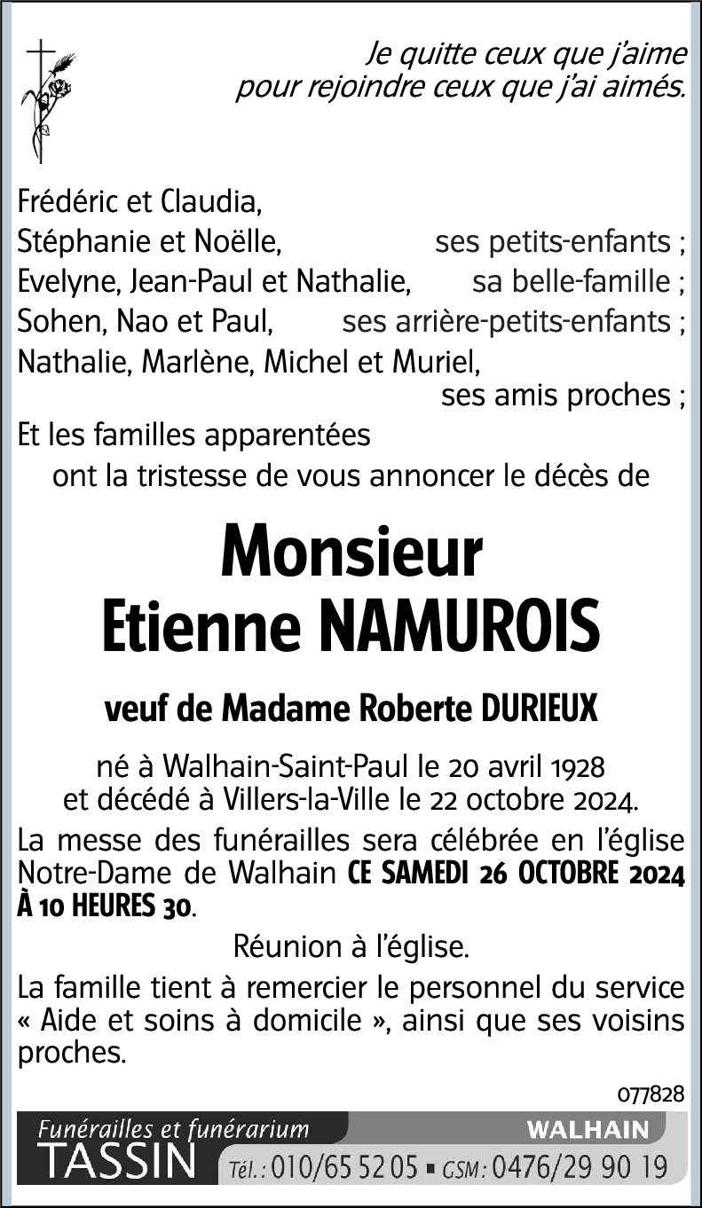 Etienne NAMUROIS