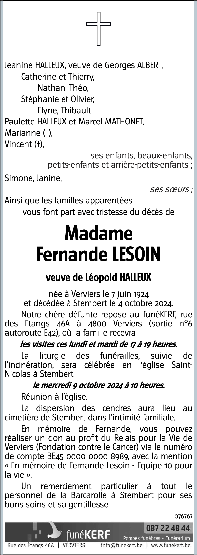 Fernande LESOIN