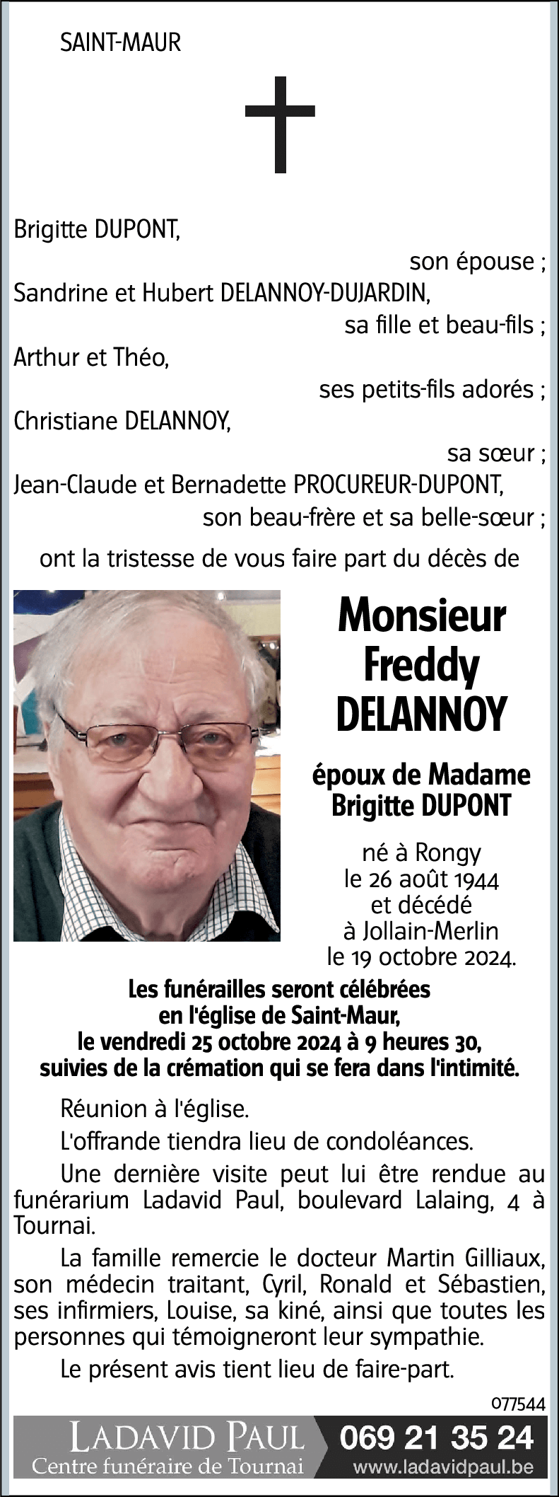 Freddy DELANNOY