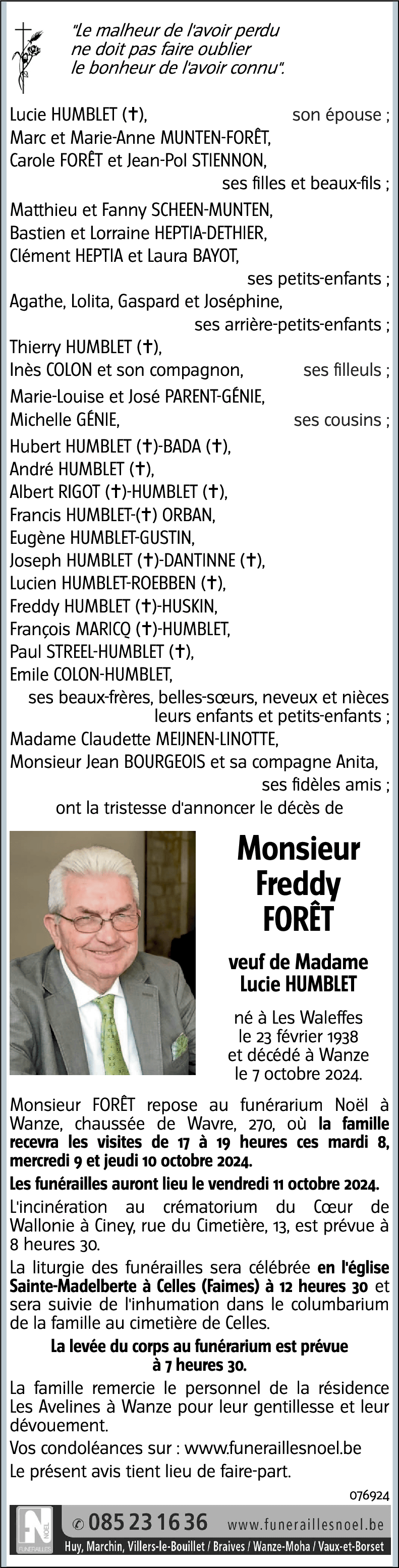 Freddy FORÊT