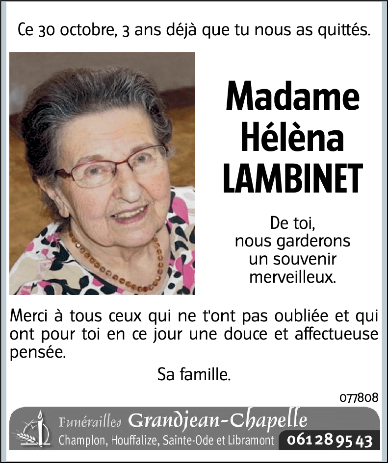 Hélèna LAMBINET