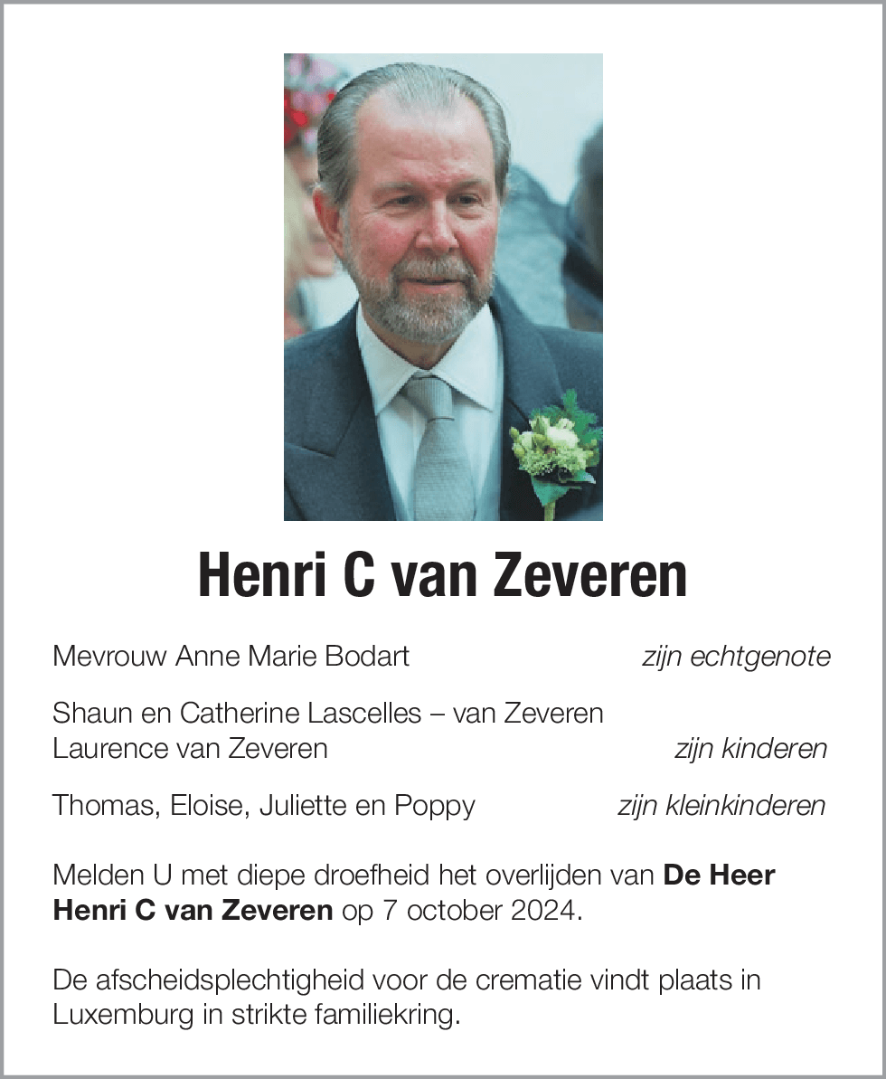 Henri van Zeveren