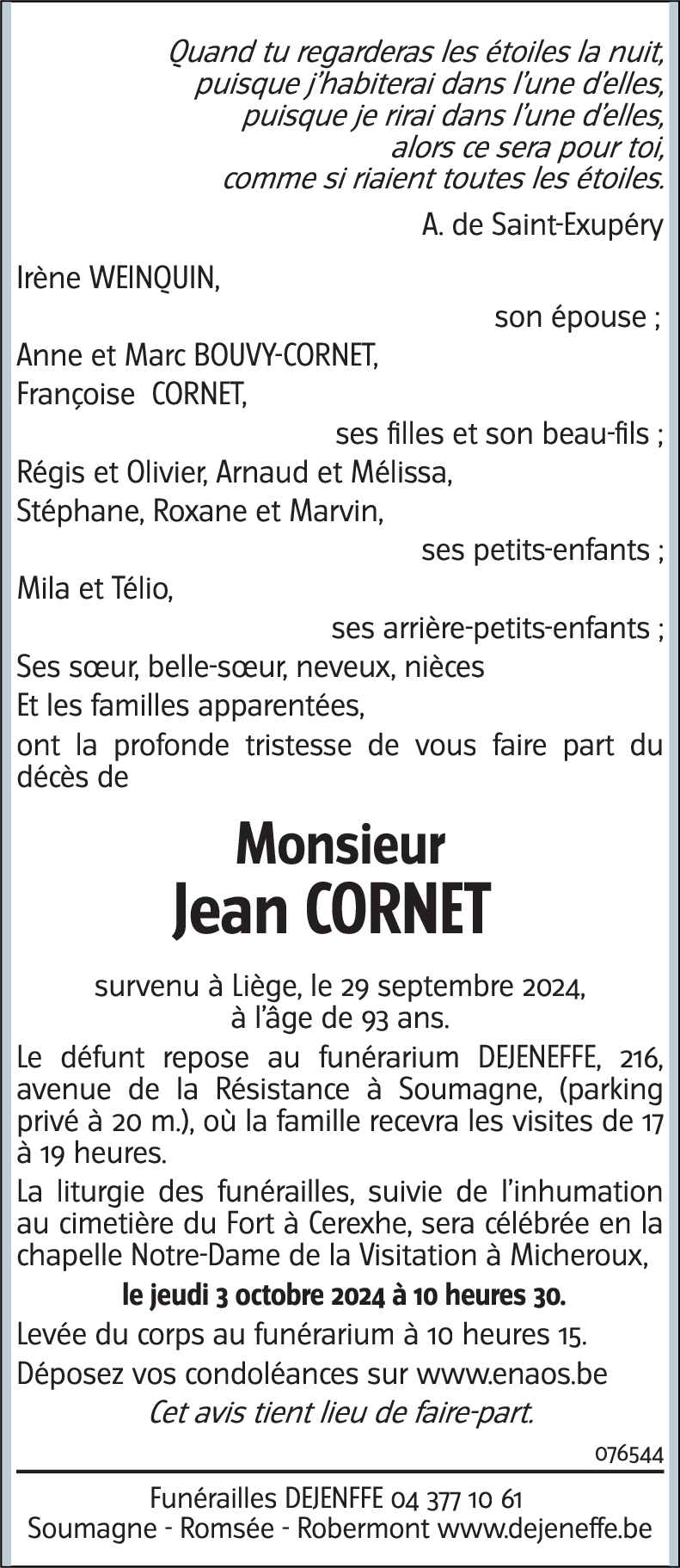 Jean CORNET