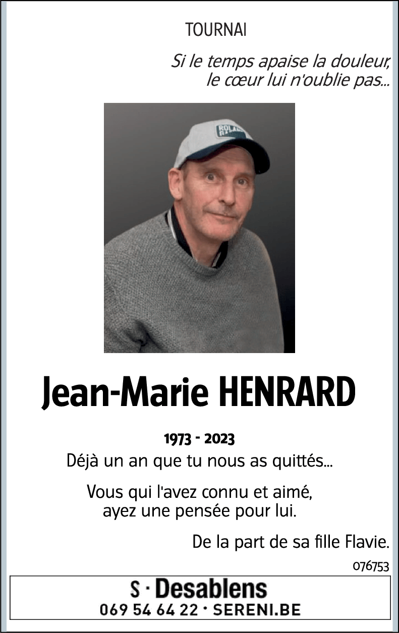 Jean-Marie HENRARD