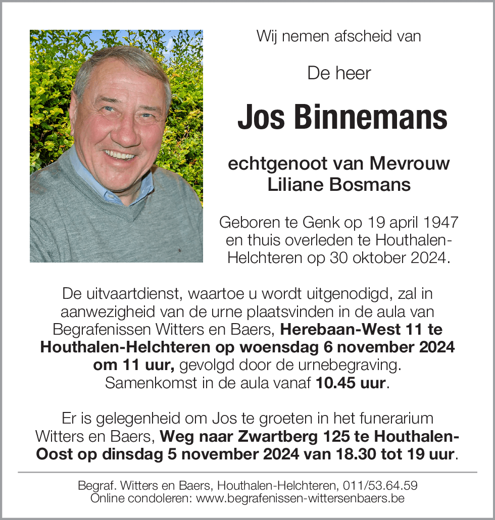 Jos Binnemans