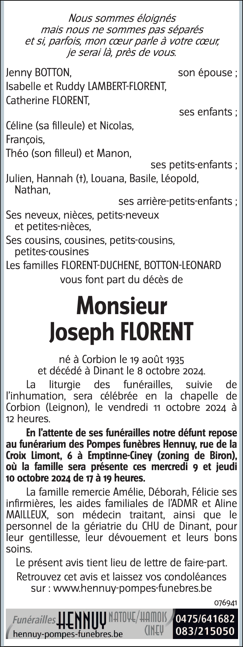 Joseph FLORENT