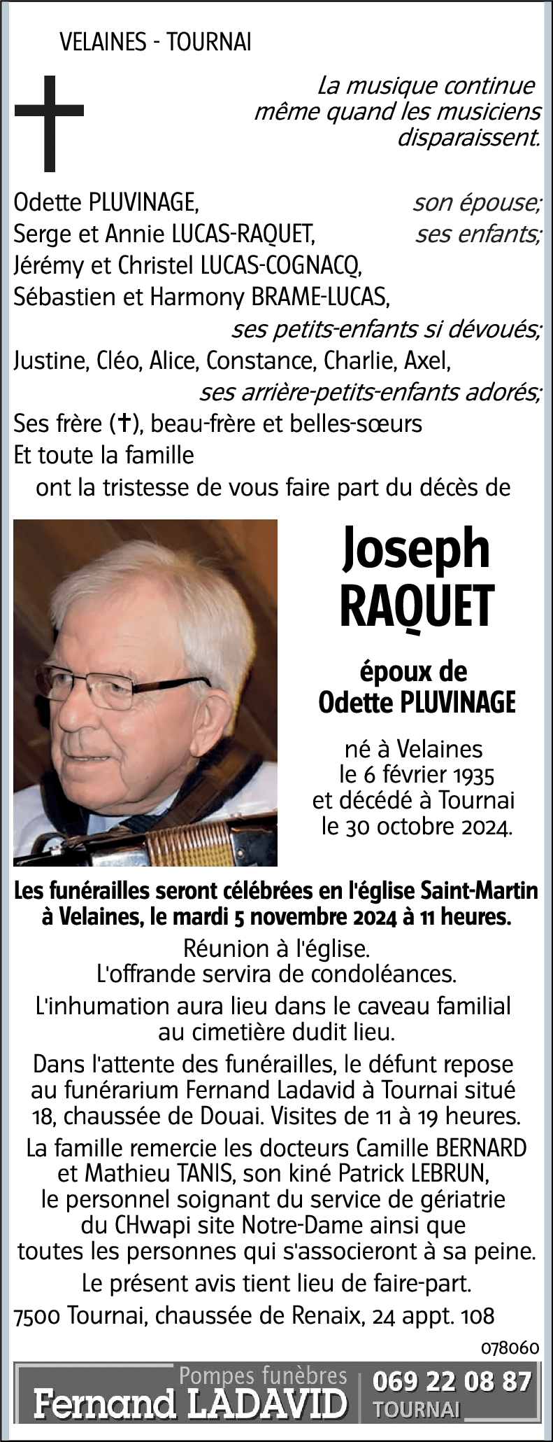 Joseph RAQUET