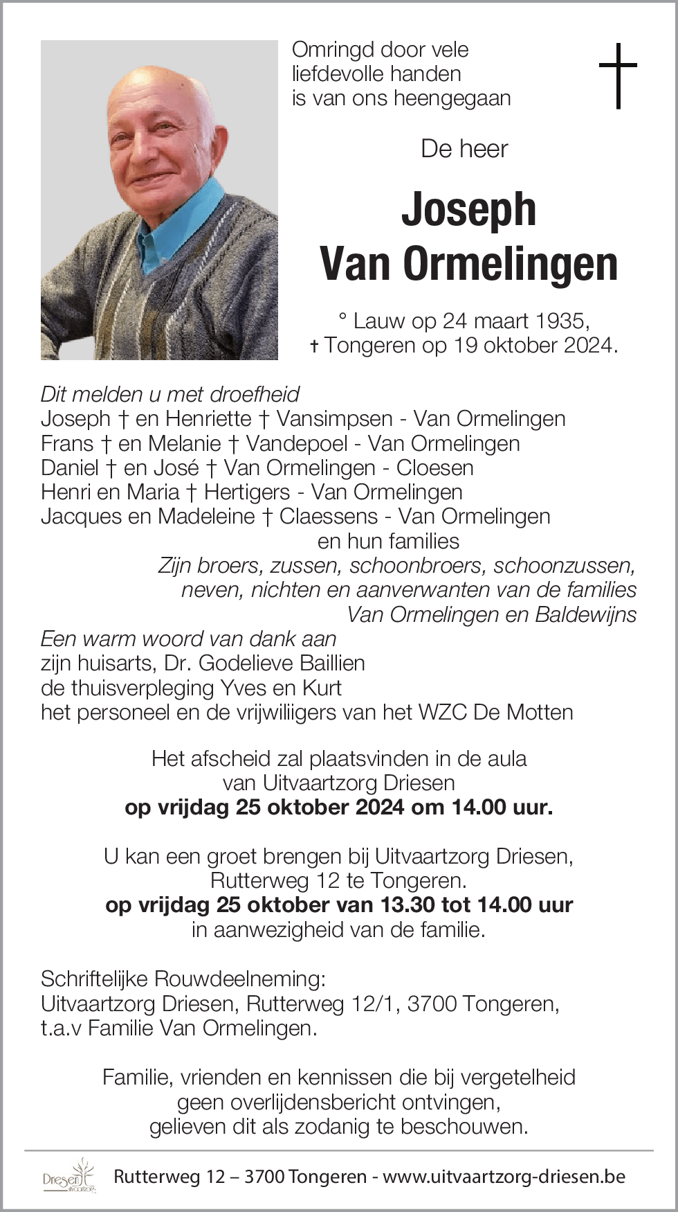 Joseph Van Ormelingen