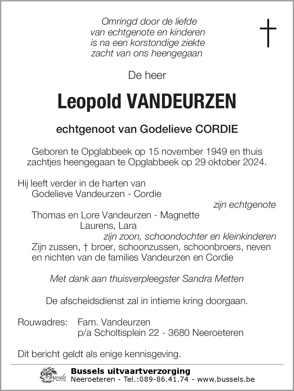 Leopold VANDEURZEN