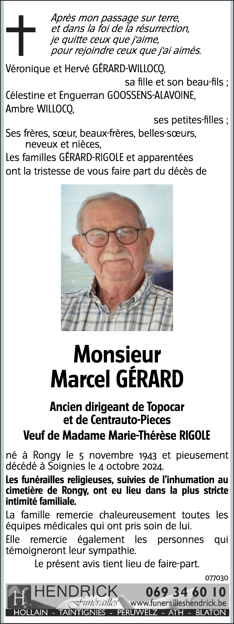 MARCEL GERARD