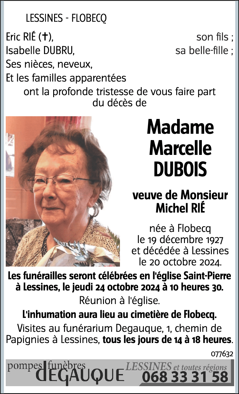 Marcelle DUBOIS