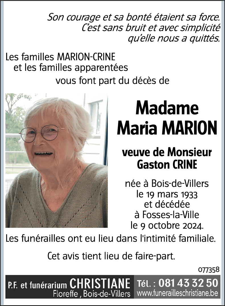 Maria MARION