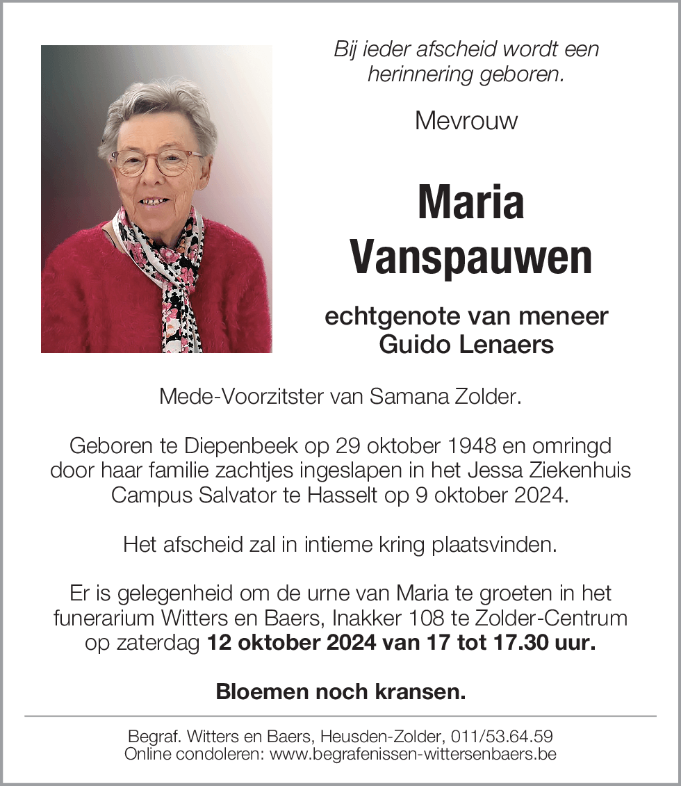 Maria Vanspauwen