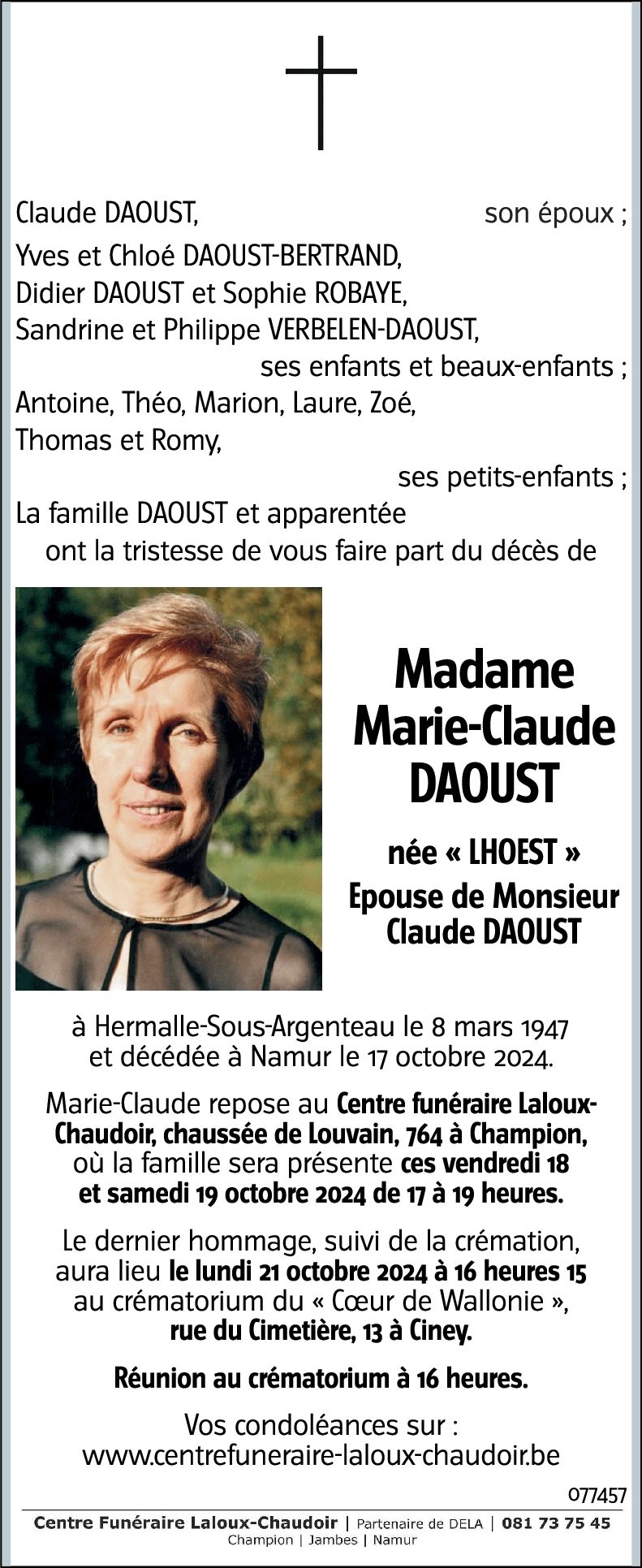 Marie-Claude LHOEST