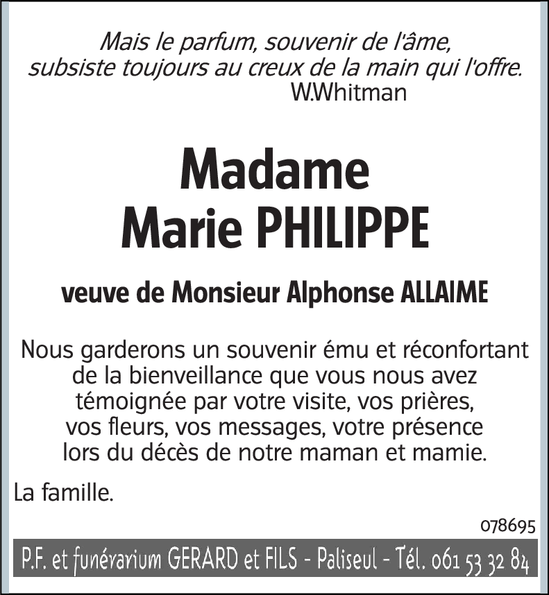 Marie PHILIPPE