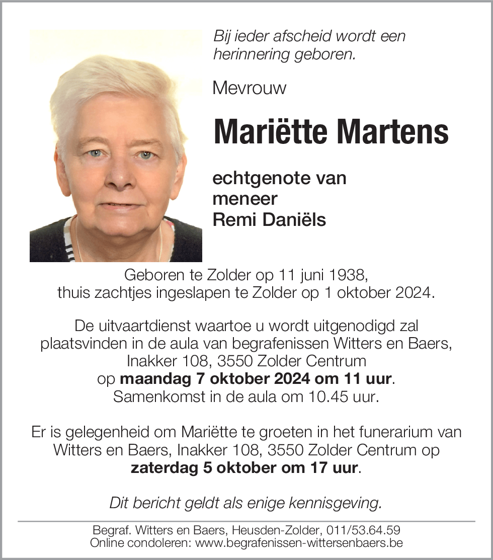 Mariëtte Martens