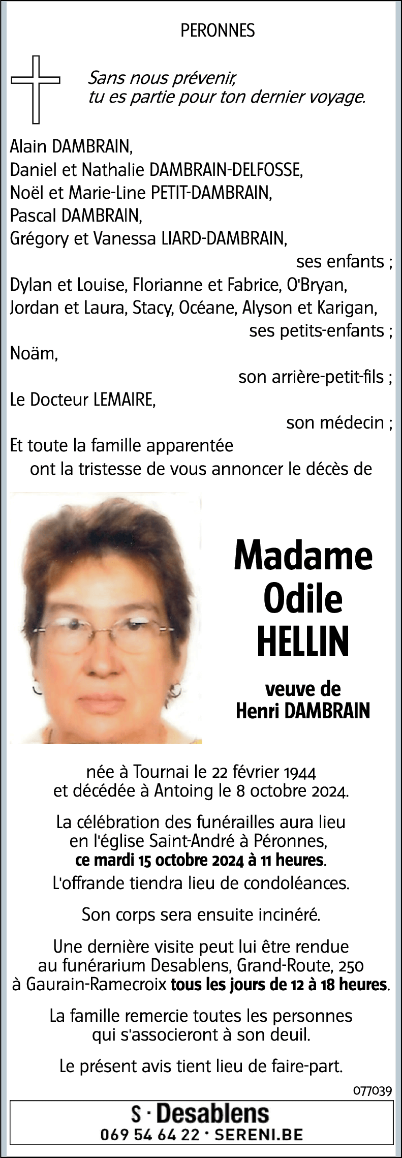 Odile HELLIN