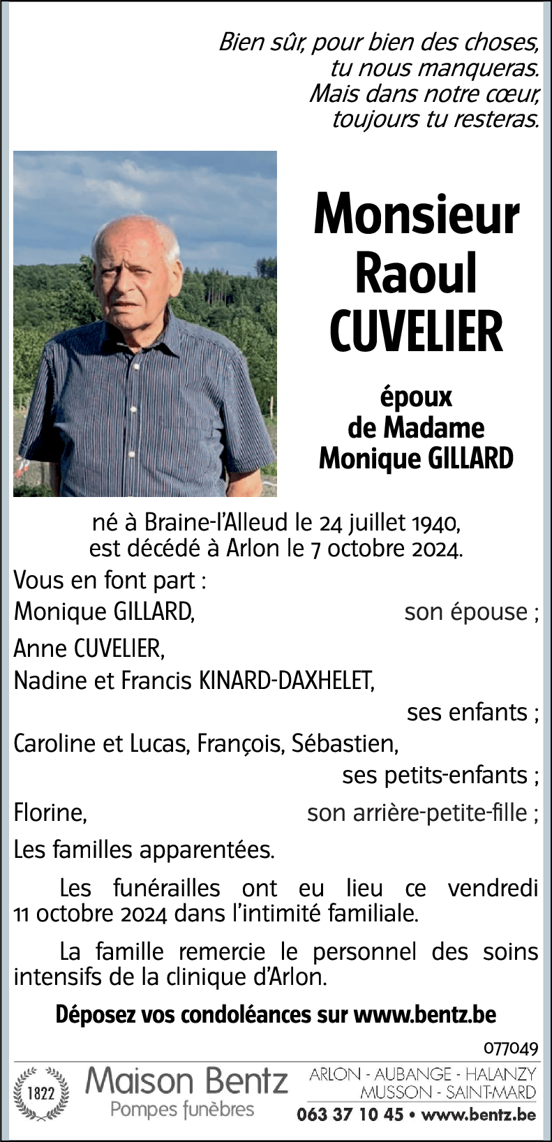 Raoul CUVELIER