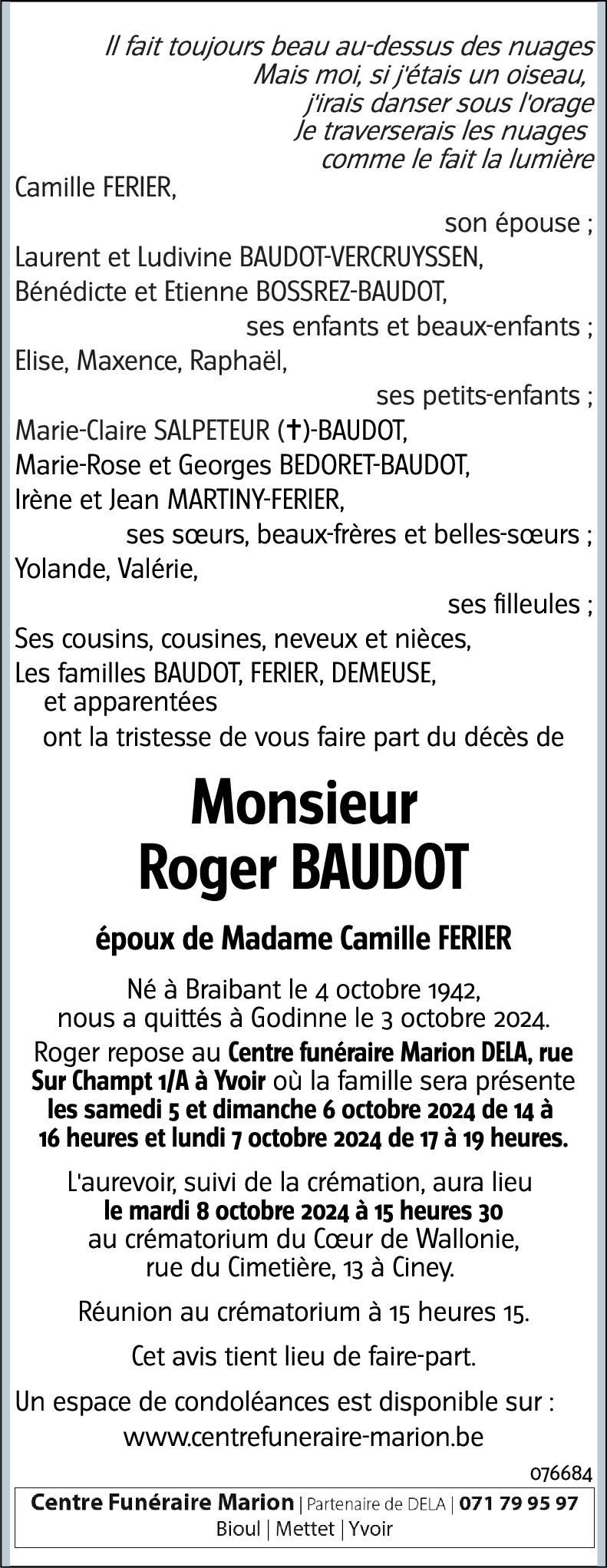 Roger BAUDOT