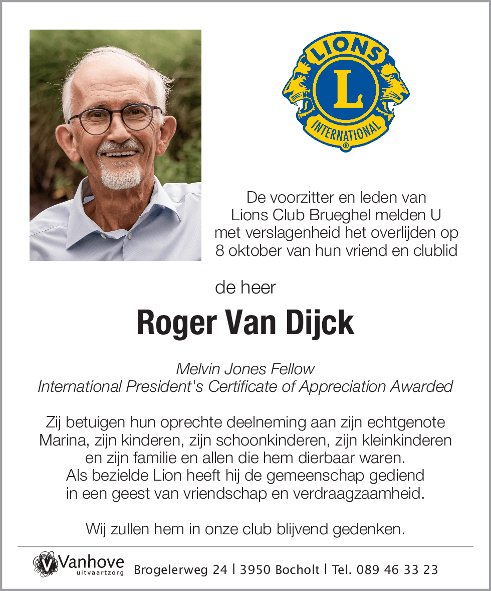 Roger Van Dijck