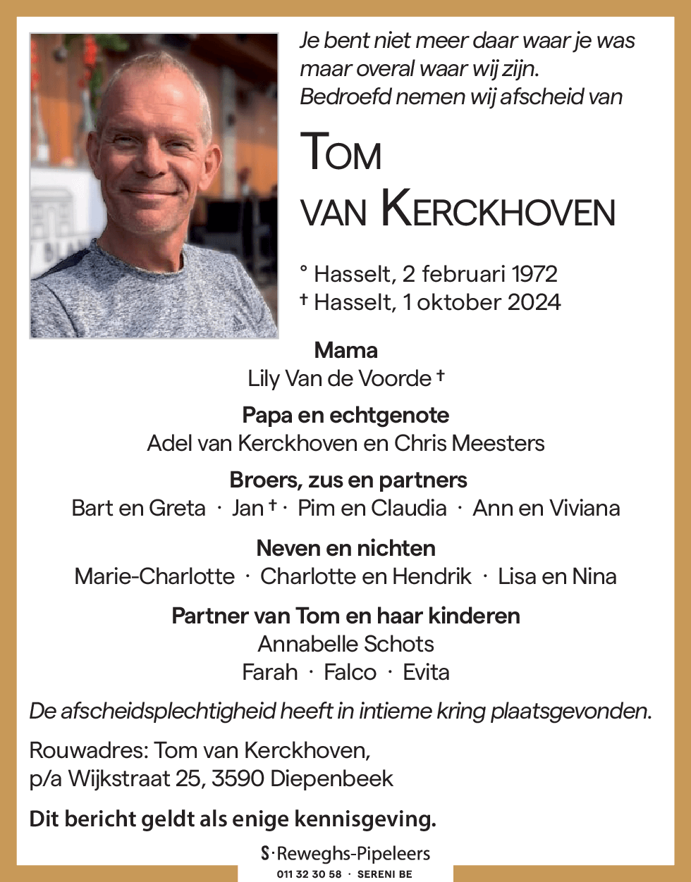 Tom van Kerckhoven