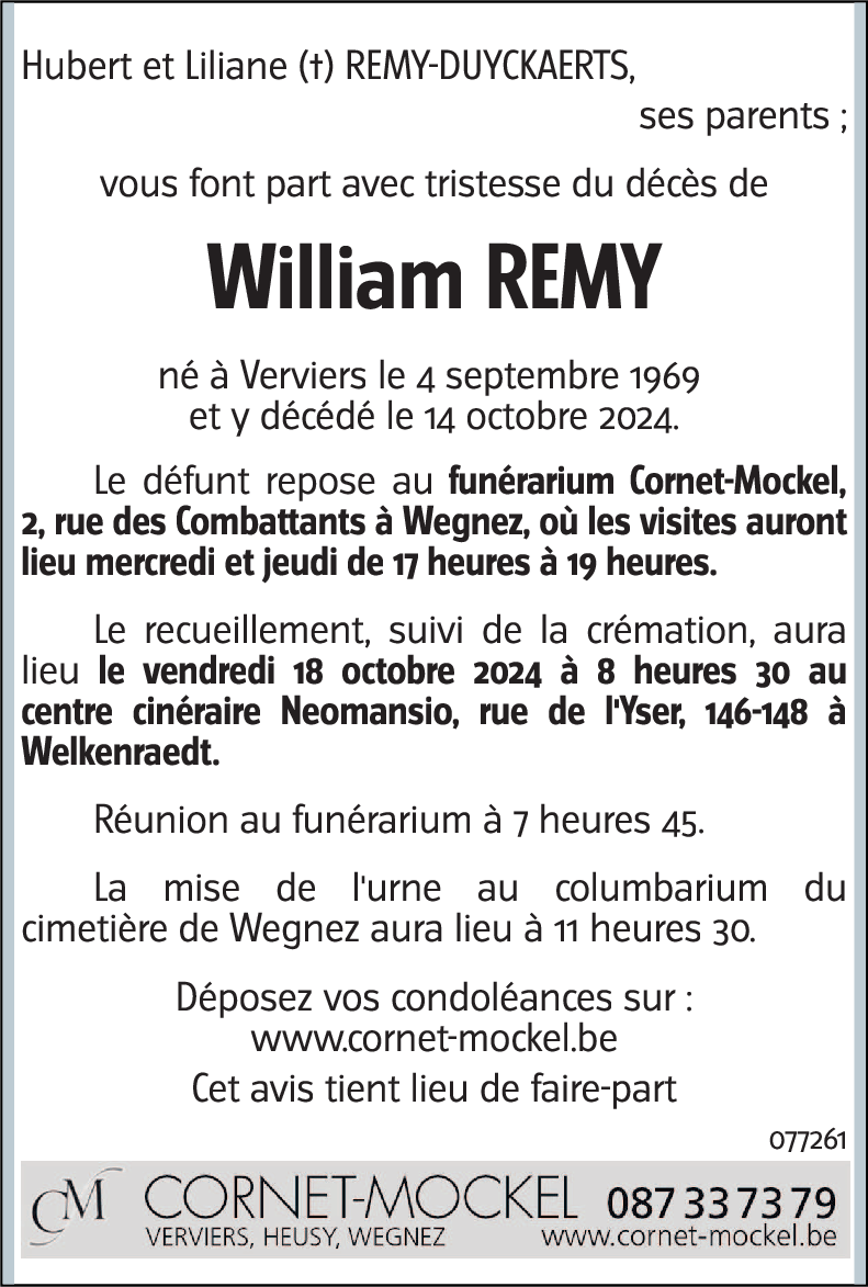 William REMY