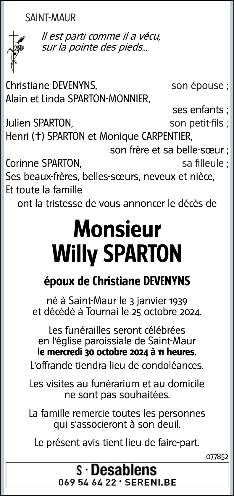 Willy SPARTON