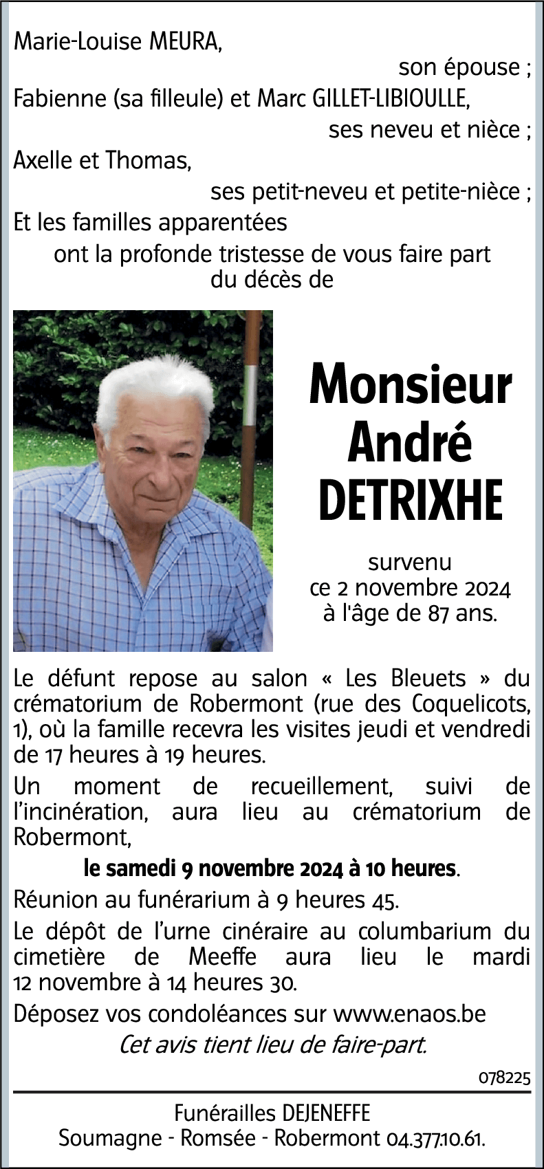 André DETRIXHE