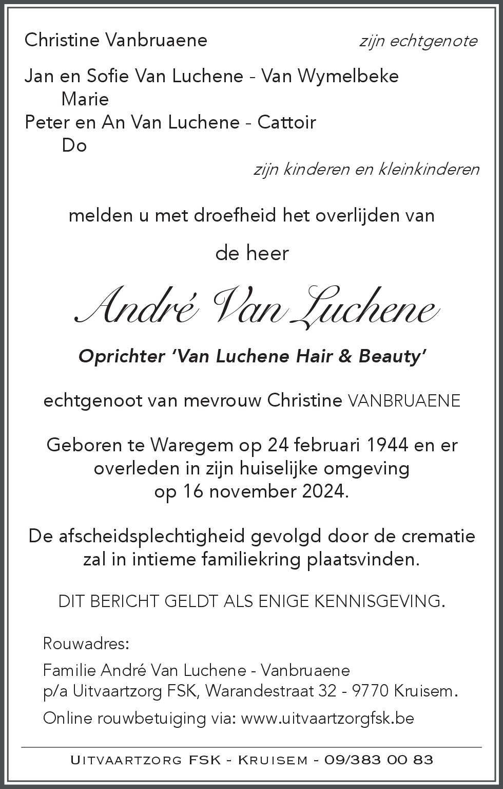 André Van Luchene