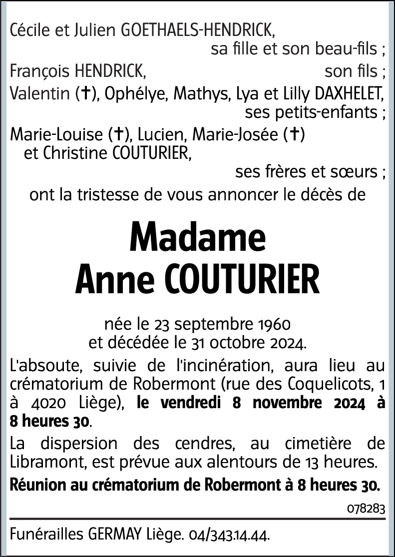 Anne COUTURIER