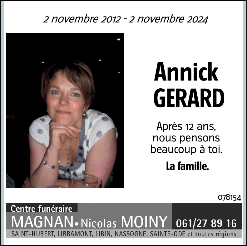 Annick GERARD