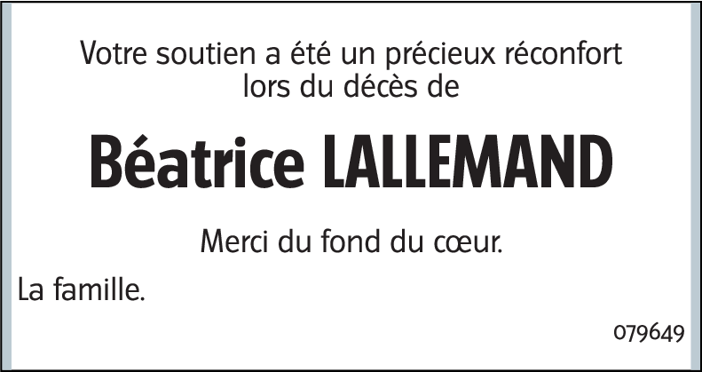 Béatrice Lallemand