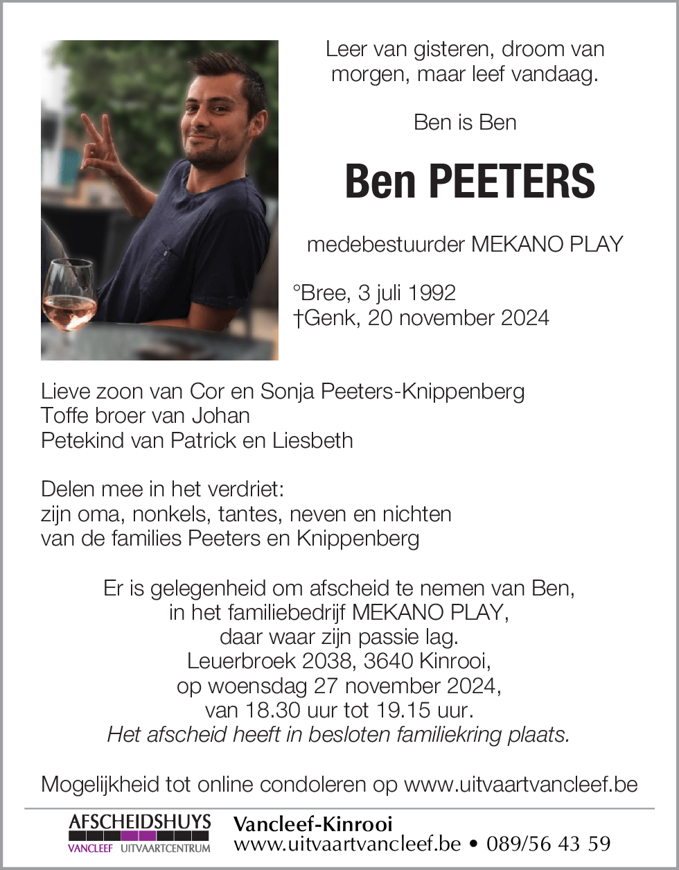 Ben Peeters