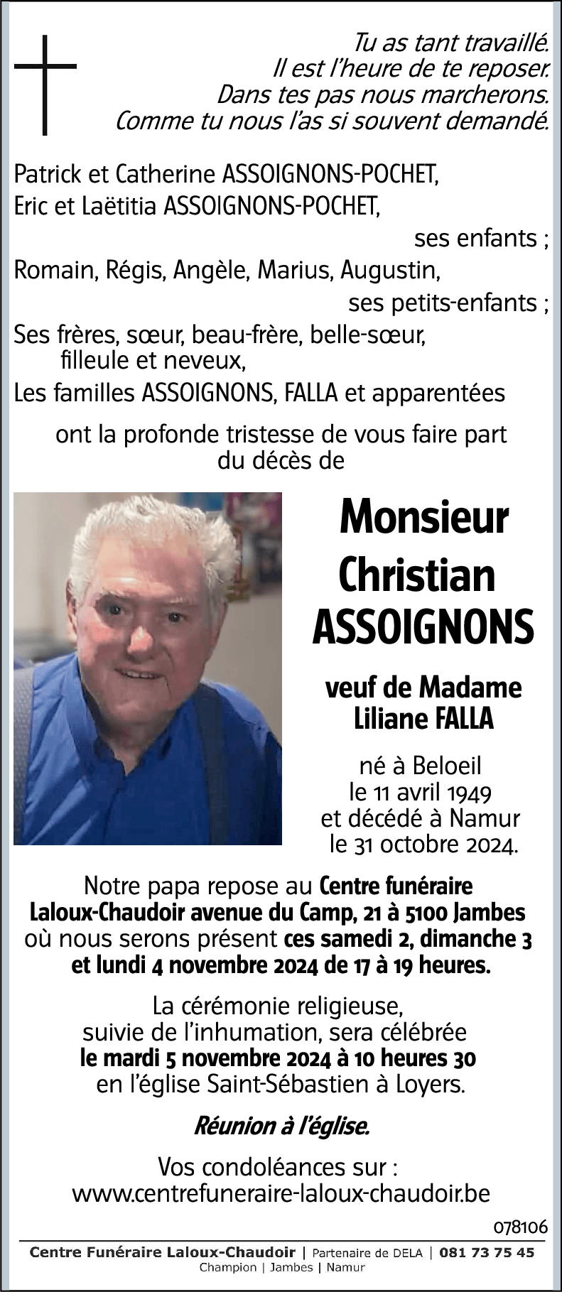 Christian ASSOIGNONS