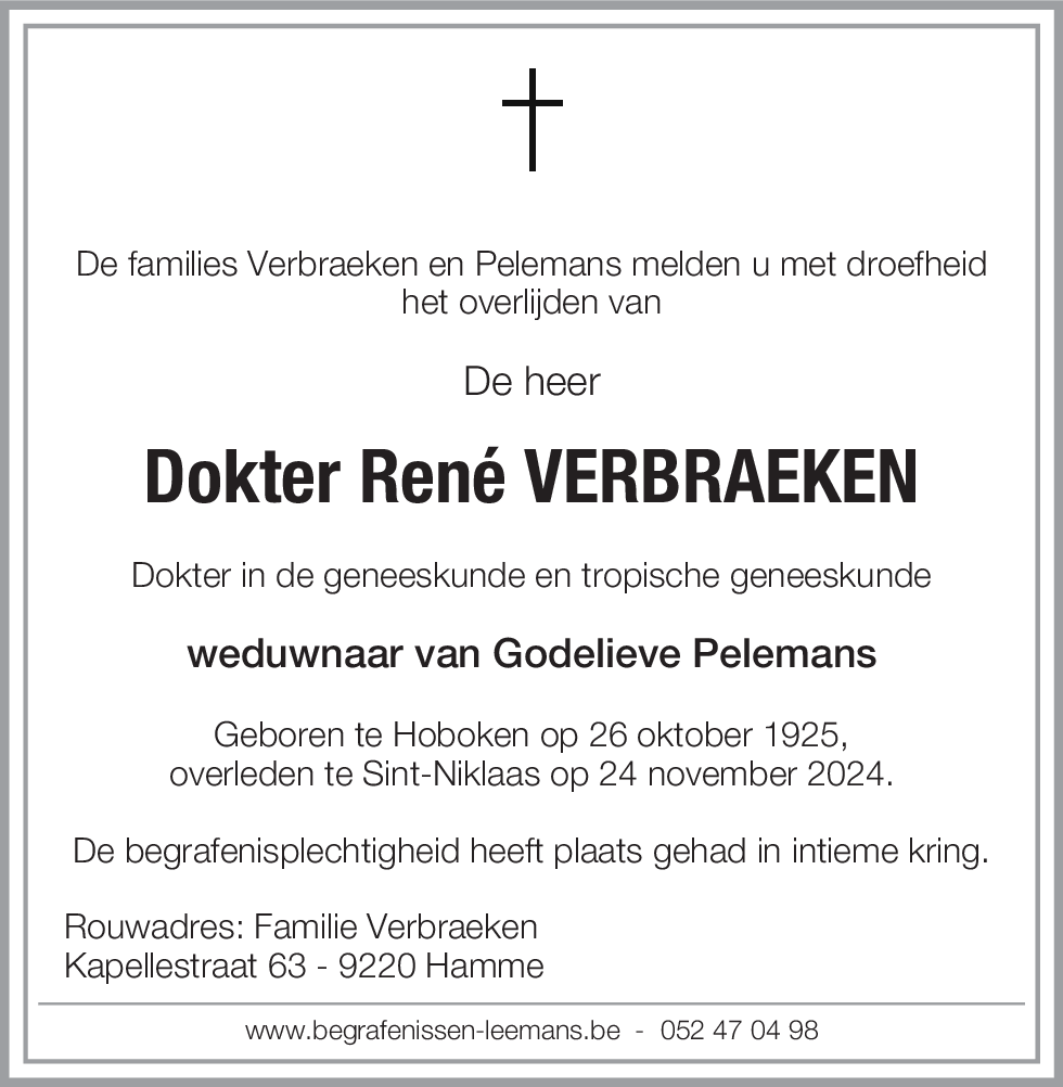 Dokter René Verbraeken