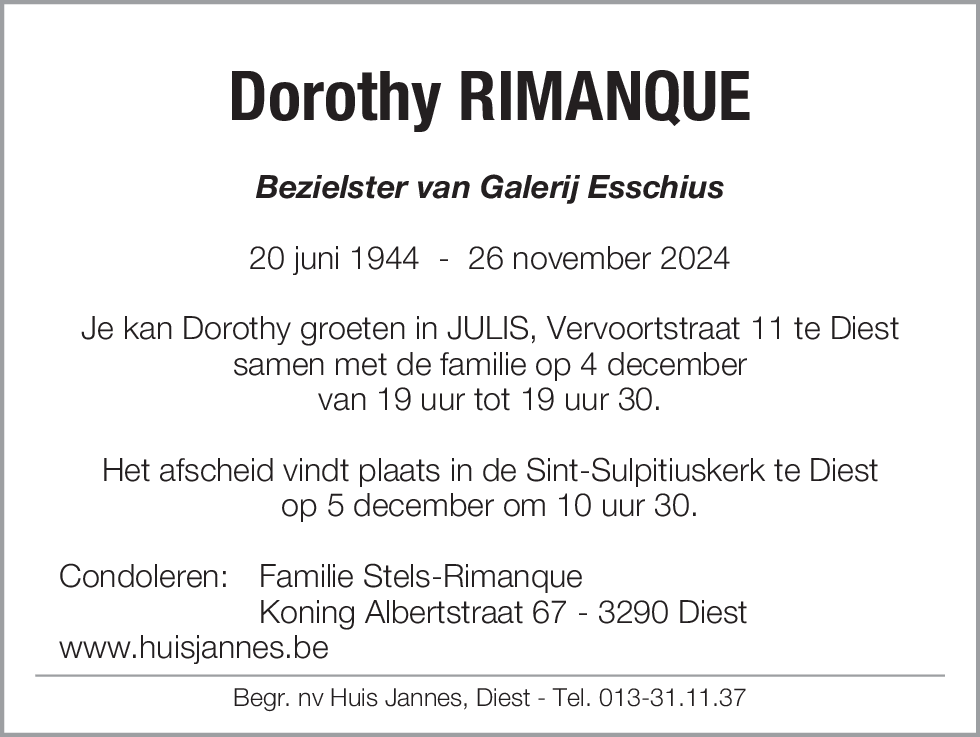 Dorothy Rimanque