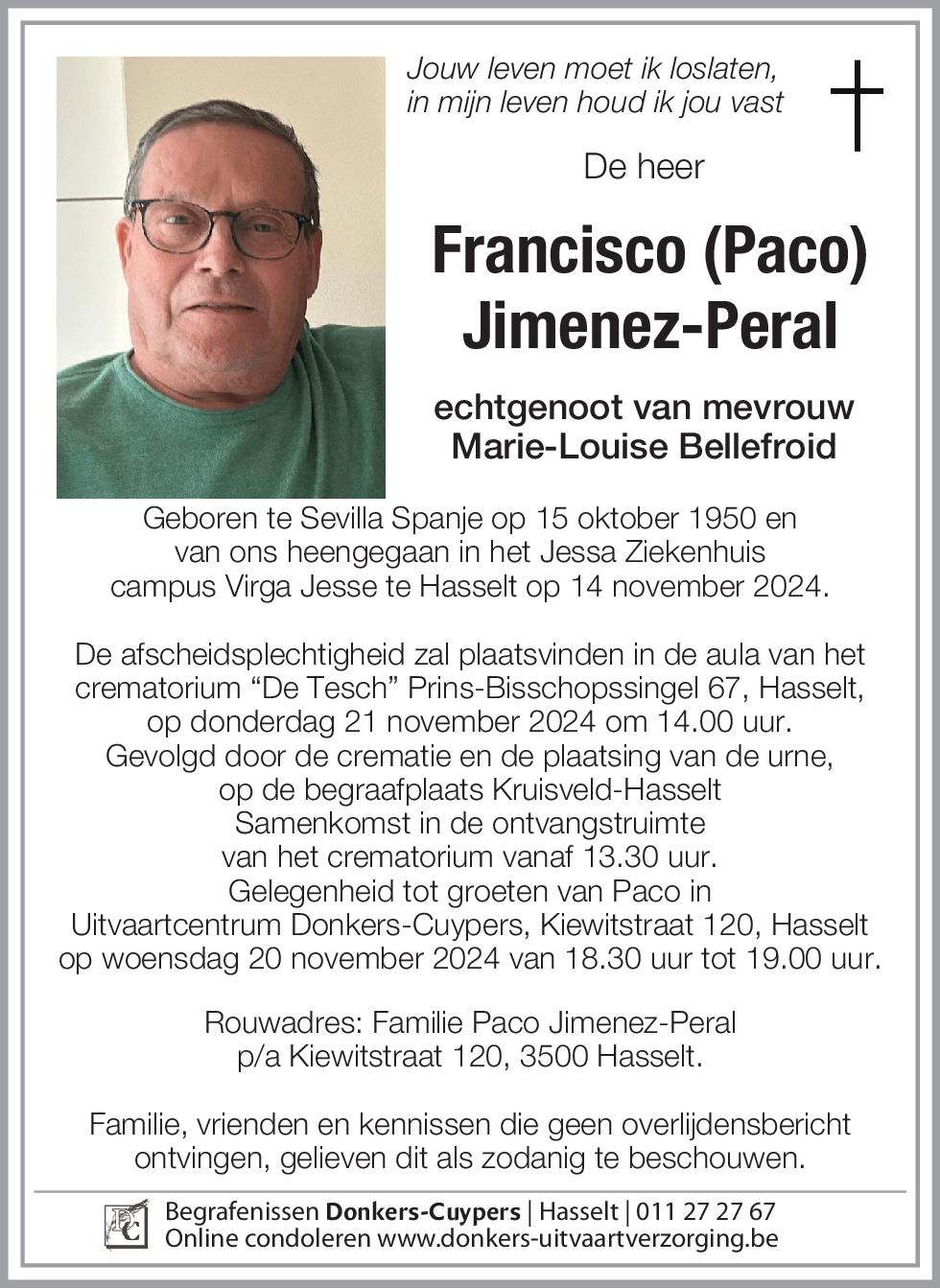 Francisco (Paco) Jimenez-Peral