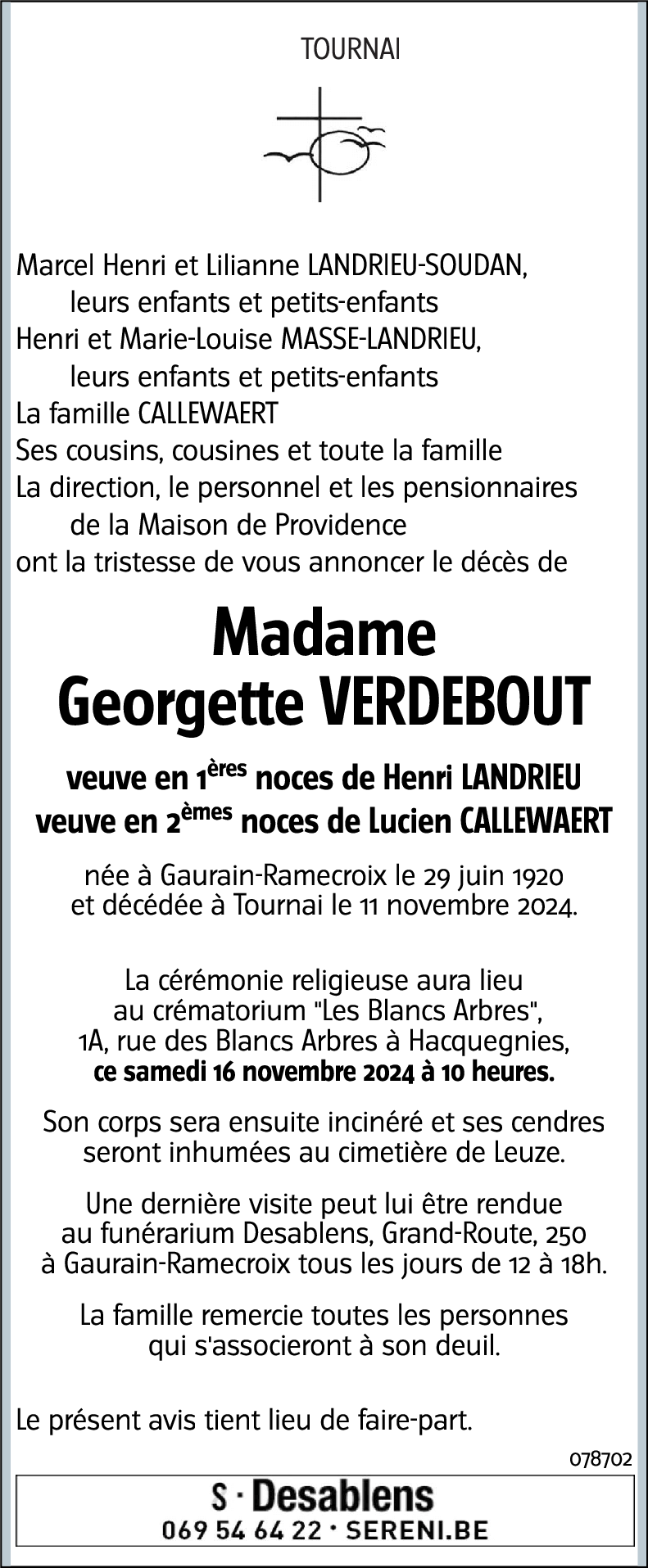 Georgette Verdebout