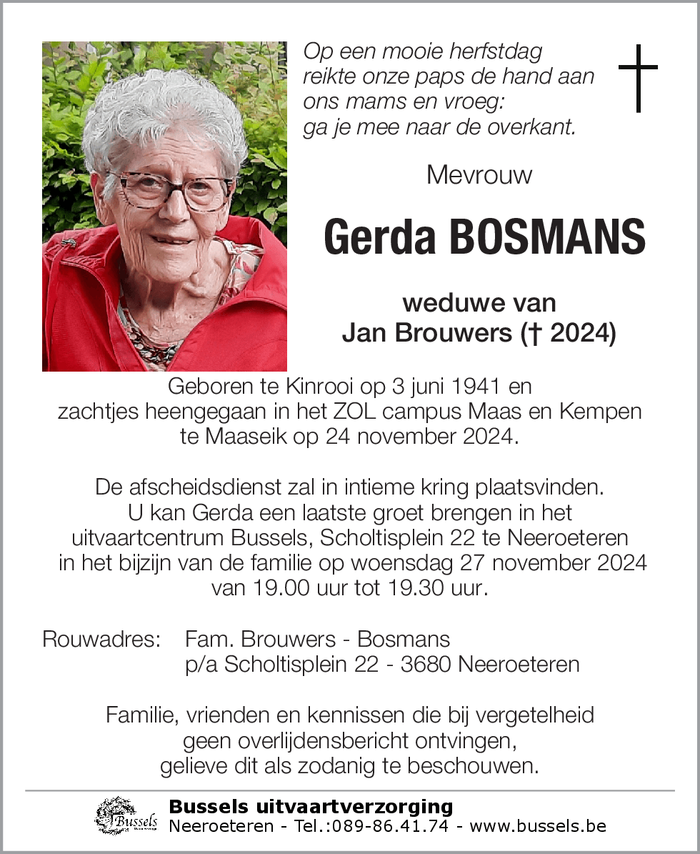 Gerda BOSMANS