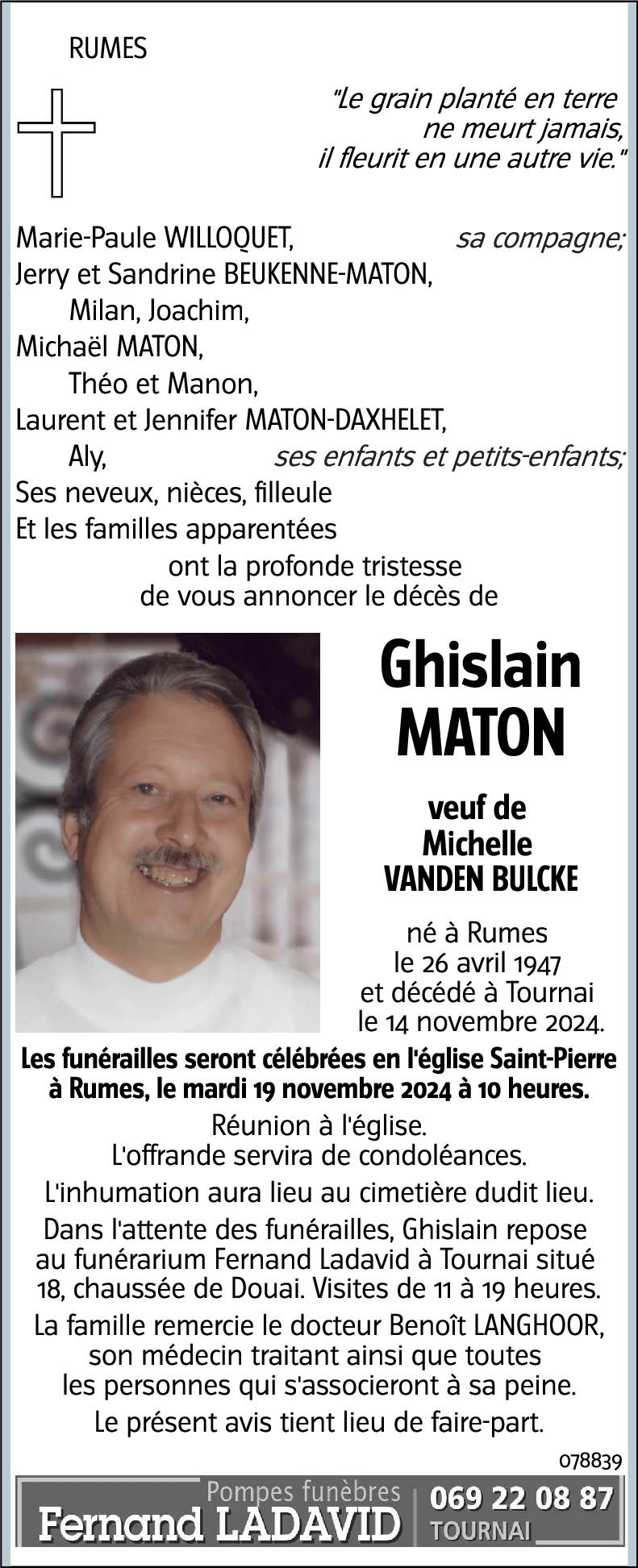 Ghislain MATON