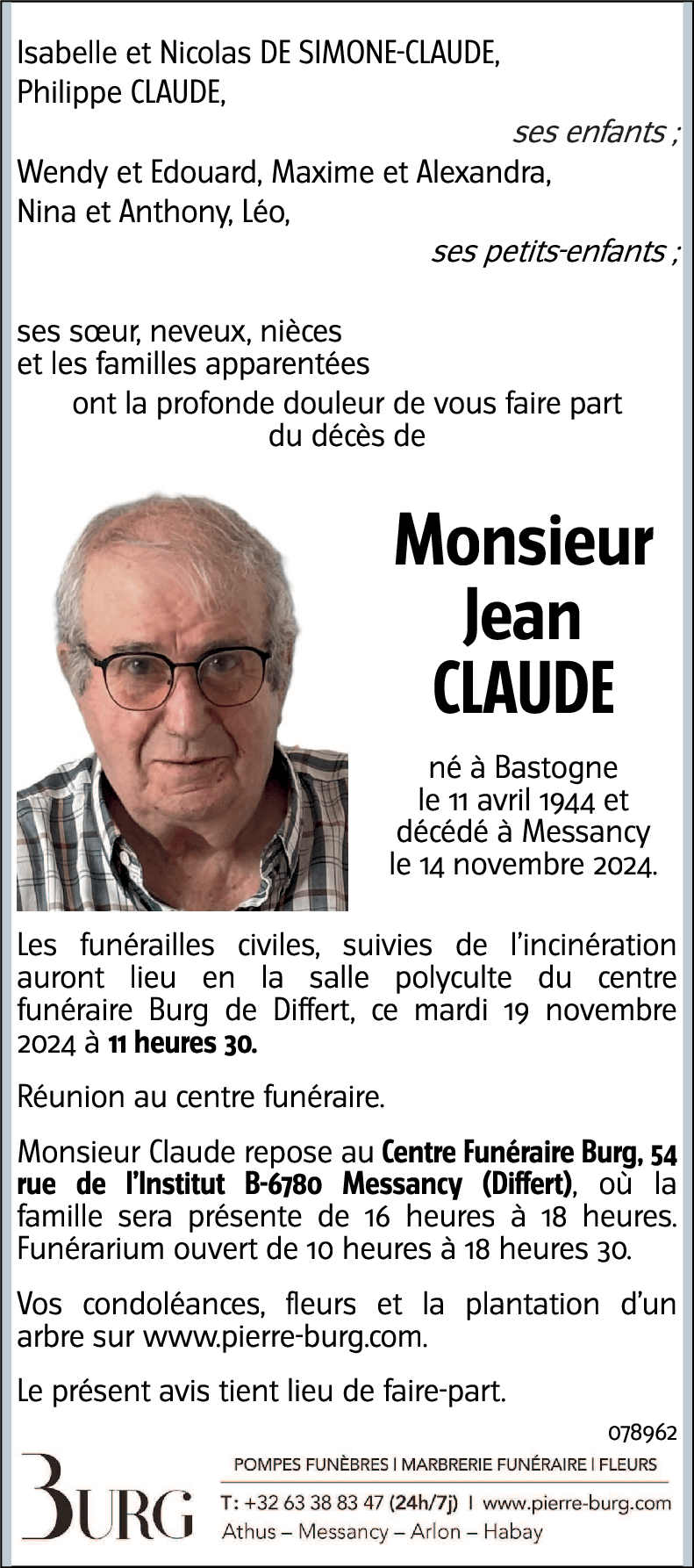 Jean CLAUDE