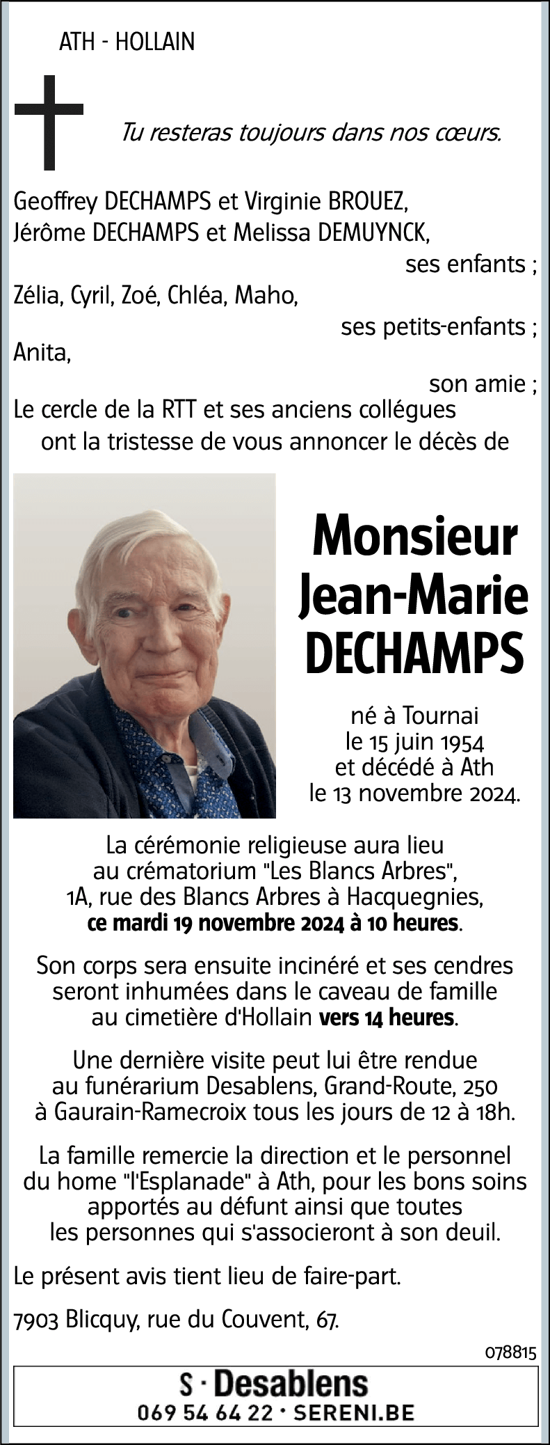 Jean-Marie DECHAMPS