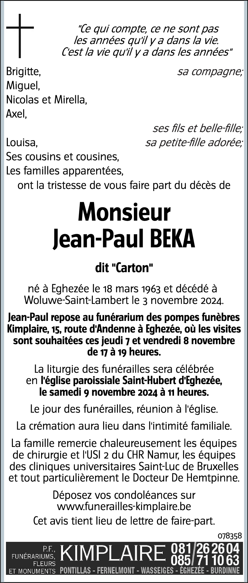 Jean-Paul BEKA