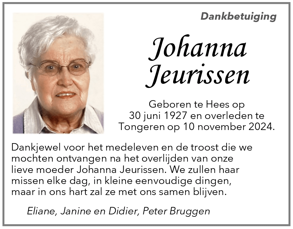 Johanna Jeurissen