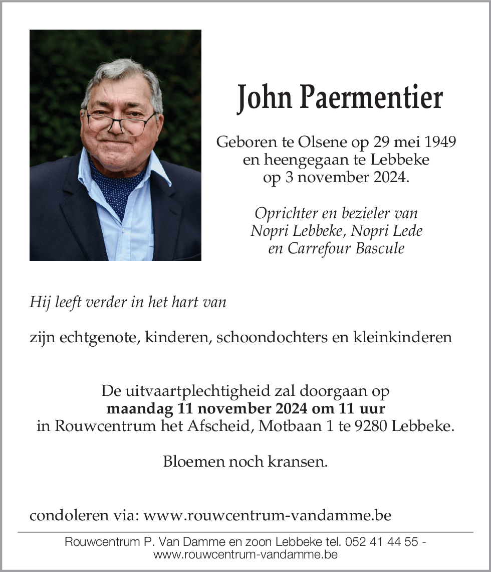 John Paermentier