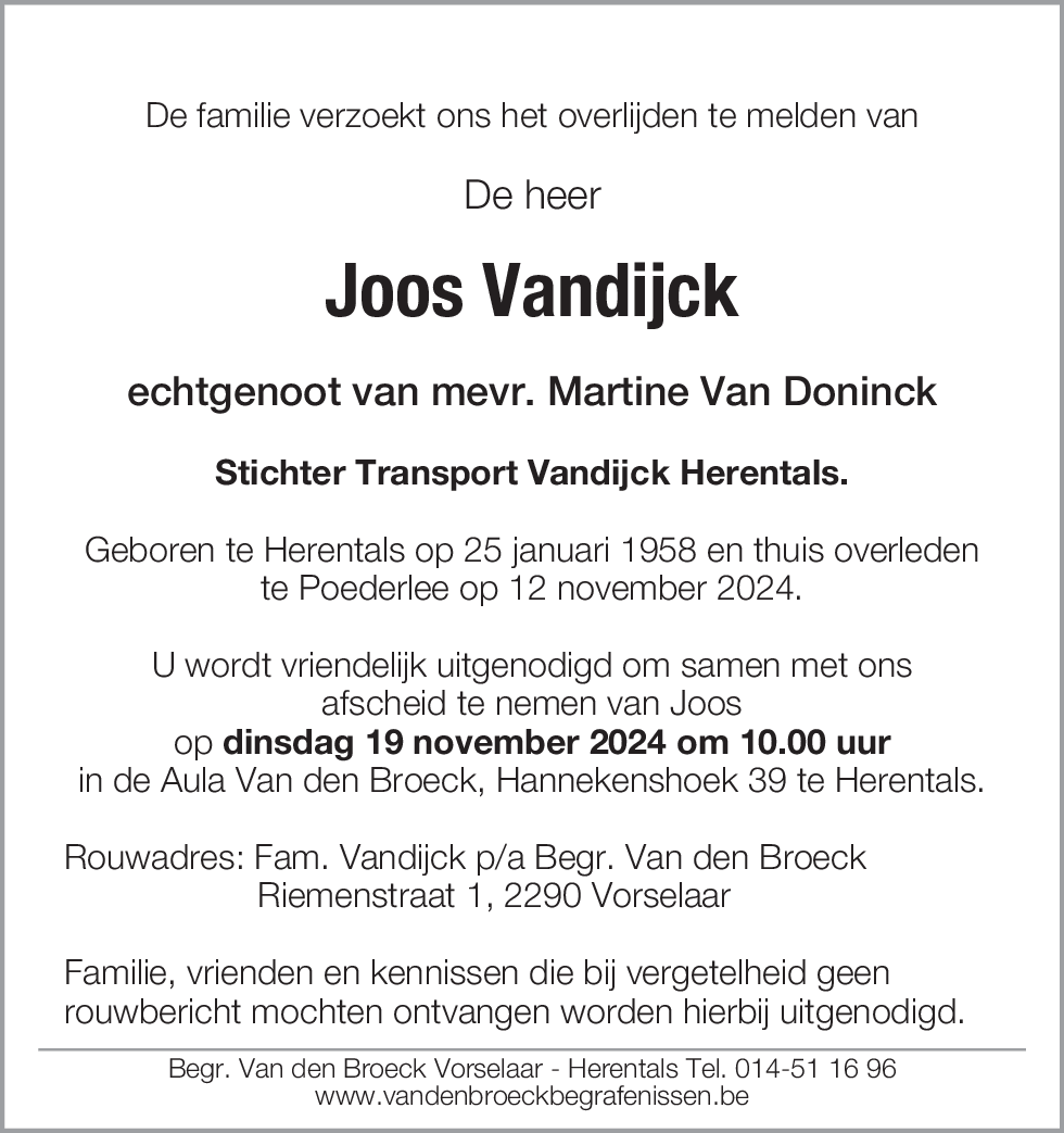 Joos Vandijck