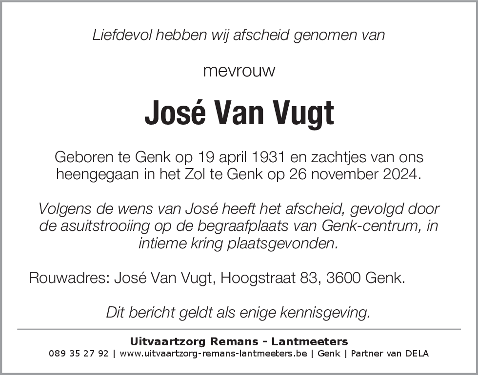 José Van Vugt