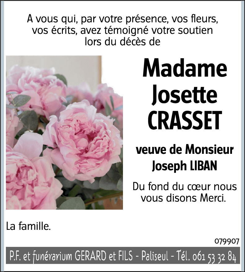 Josette CRASSET