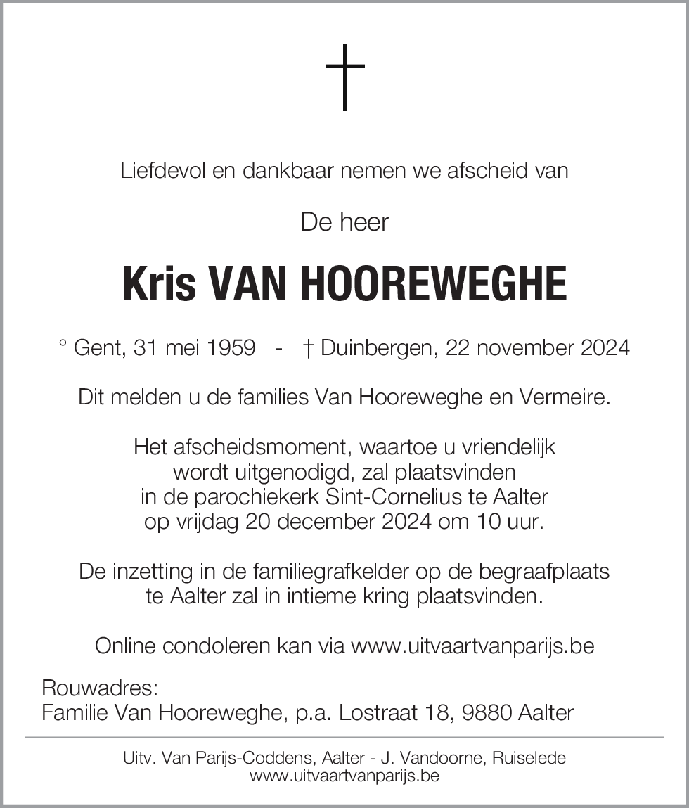 Kris Van Hooreweghe