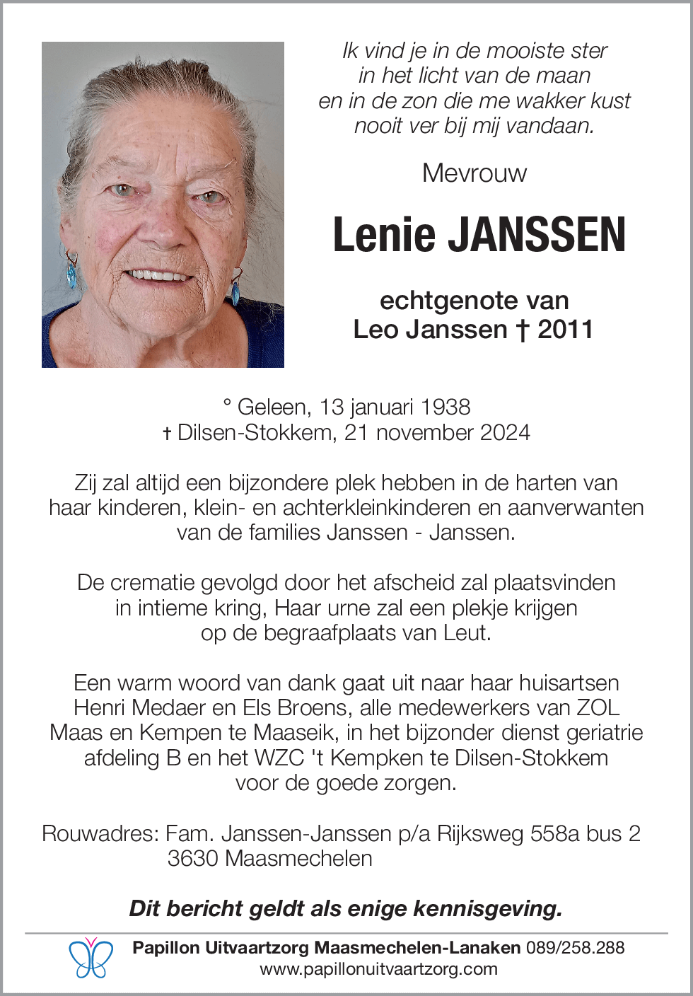 Lenie Janssen